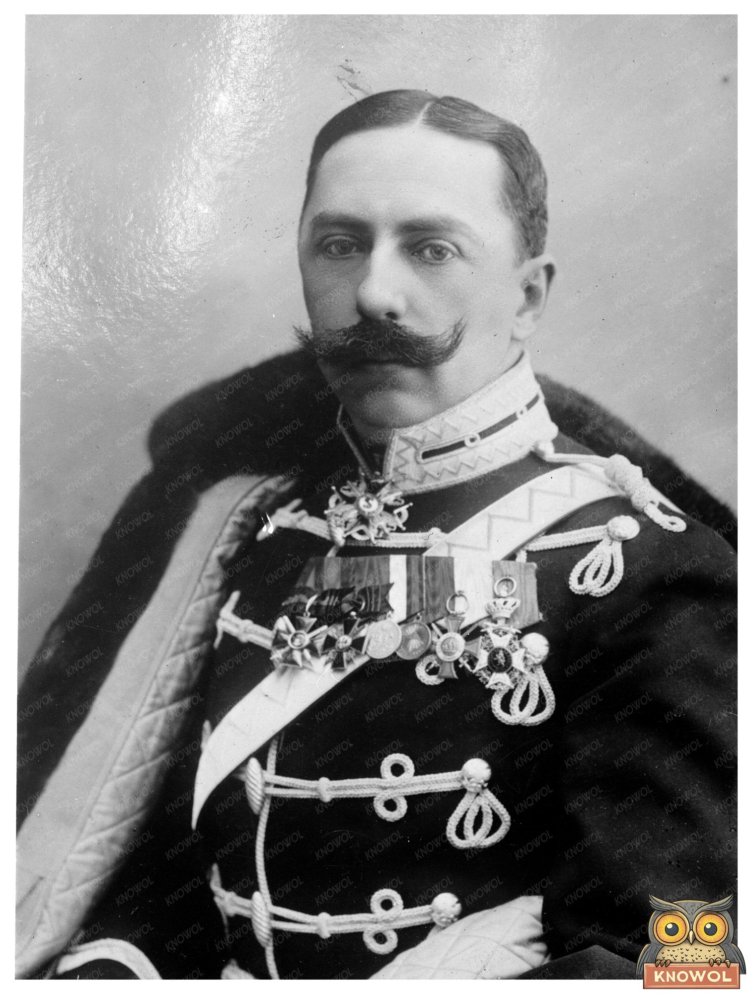 1920 Military Portrait of Don Jaime in Uniform