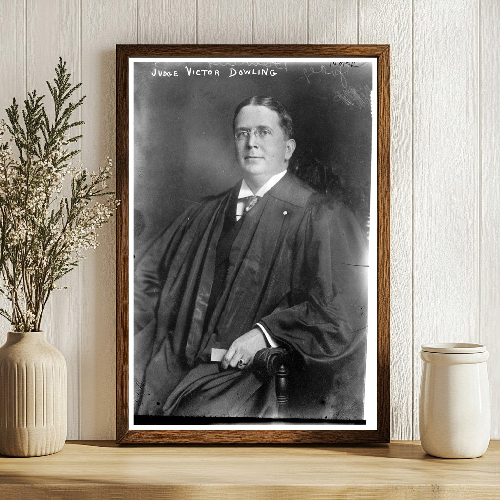 Honorable Judge Victor Dowling in Judicial Robes, 1912