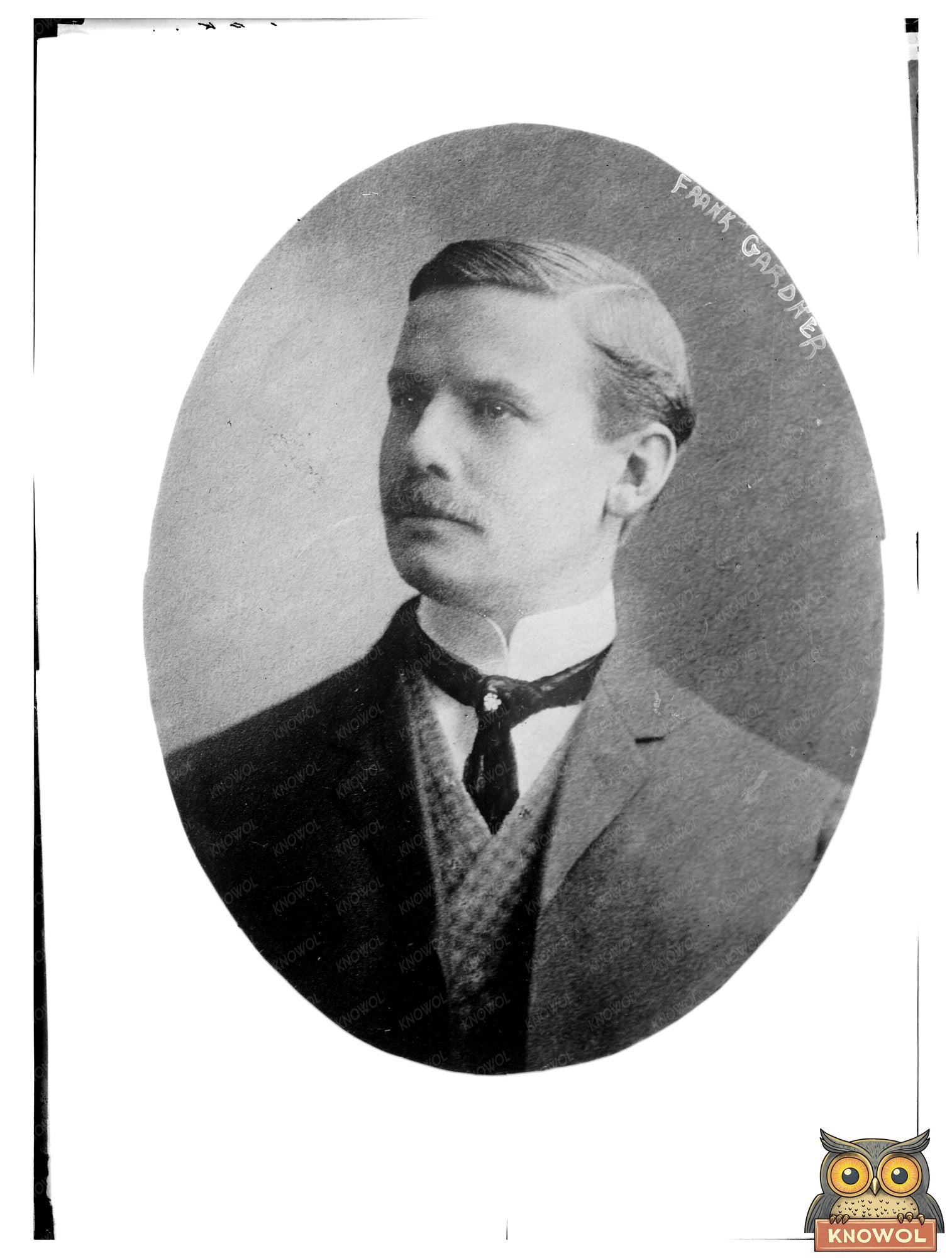 1910 Portrait of Senator Frank J. Gardner in Politics