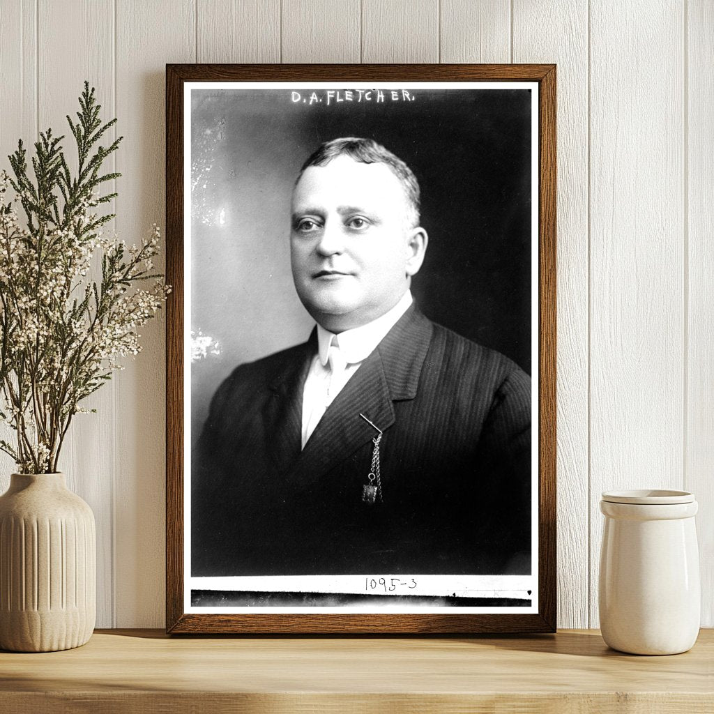 Historic Portrait of D.A. Fletcher in Timeless Era