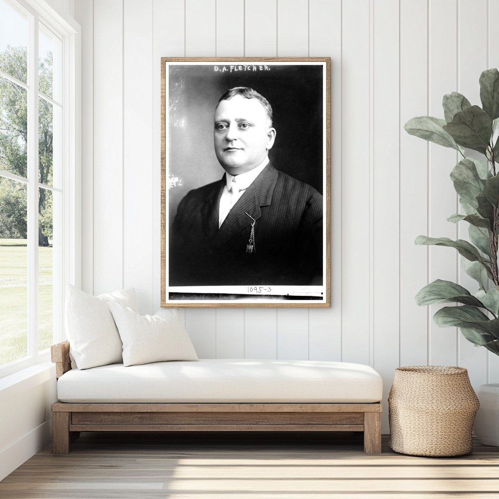 Historic Portrait of D.A. Fletcher in Timeless Era