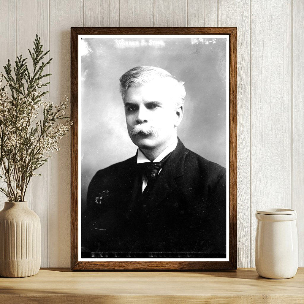 Early 20th Century Labor Leader: Warren S. Stone Portrait