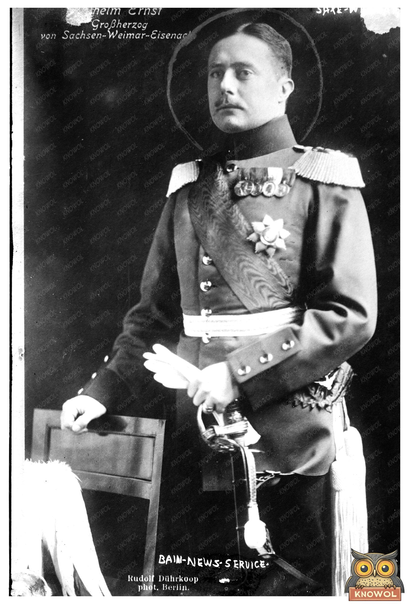 Grand Duke Rudolph of Saxe-Weimar: A Noble Portrait