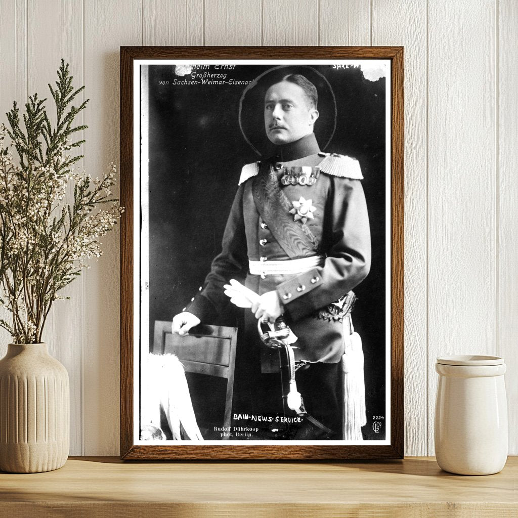 Grand Duke Rudolph of Saxe-Weimar: A Noble Portrait