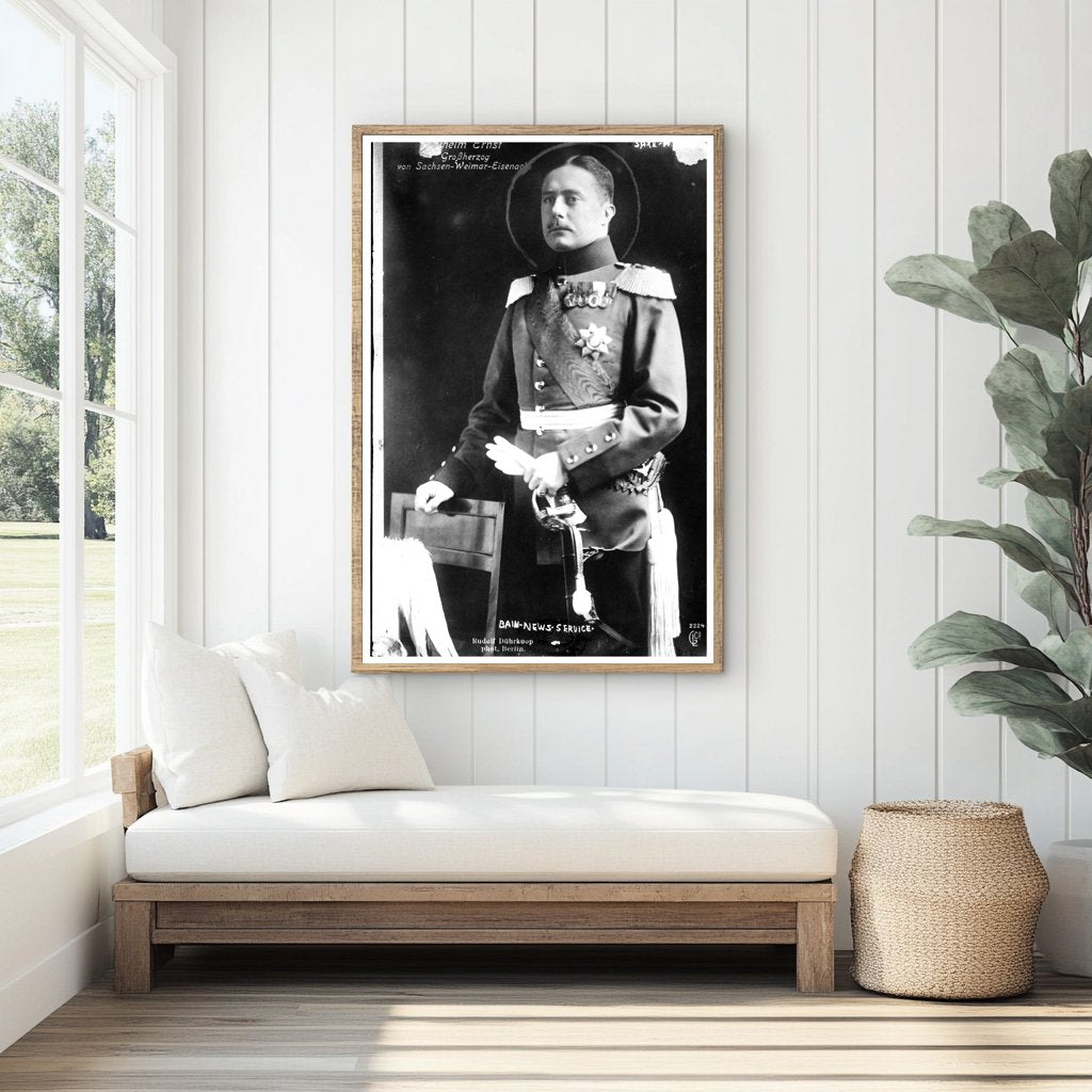 Grand Duke Rudolph of Saxe-Weimar: A Noble Portrait