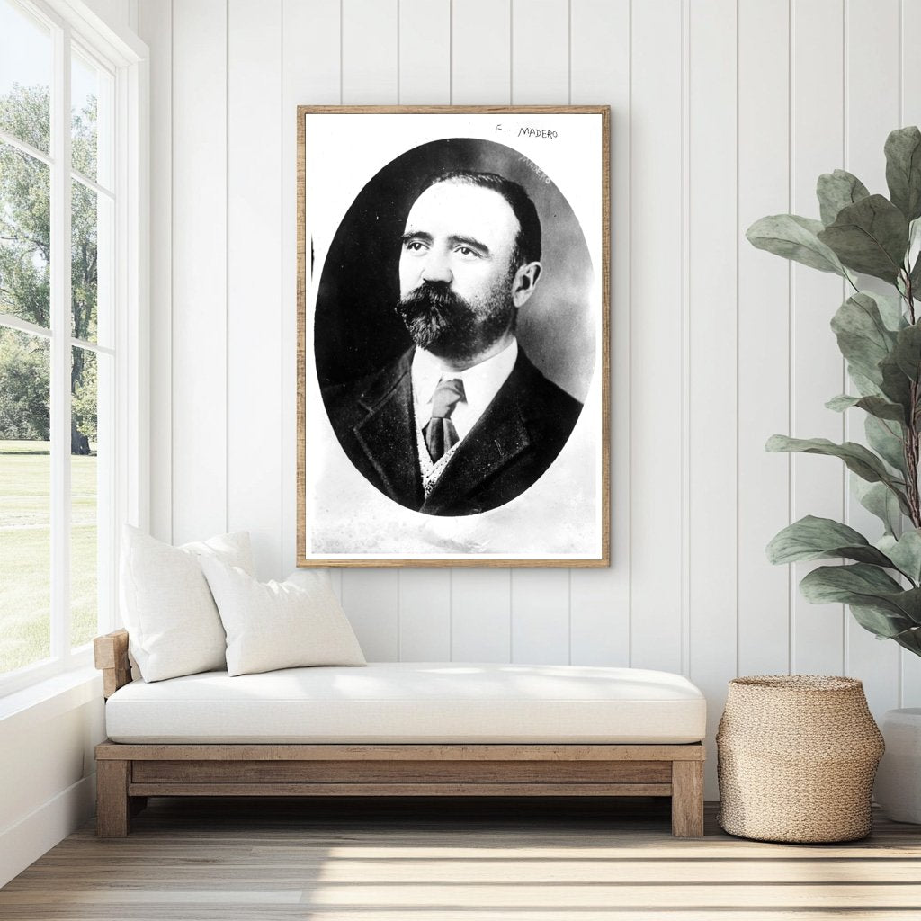 Portrait of E. Madero: Mexican Revolutionary Leader