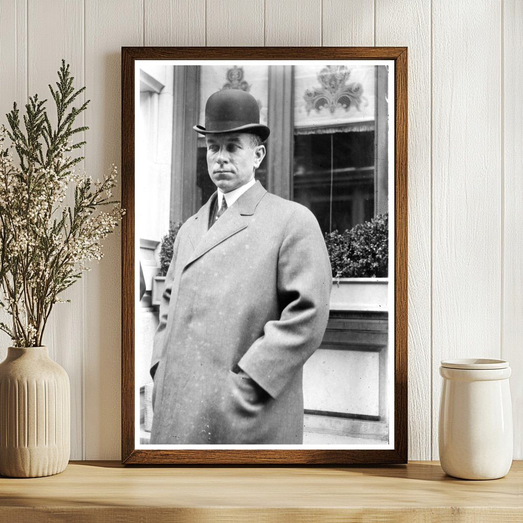 Legendary Baseball Star Hugh Duffy in Action, 1912
