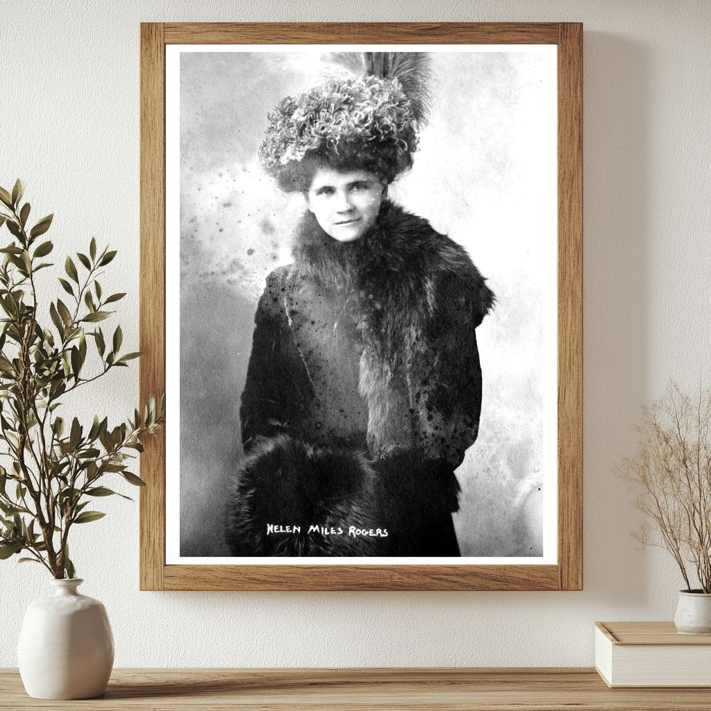 Elegant Early 20th Century Portrait of Helen Rogers