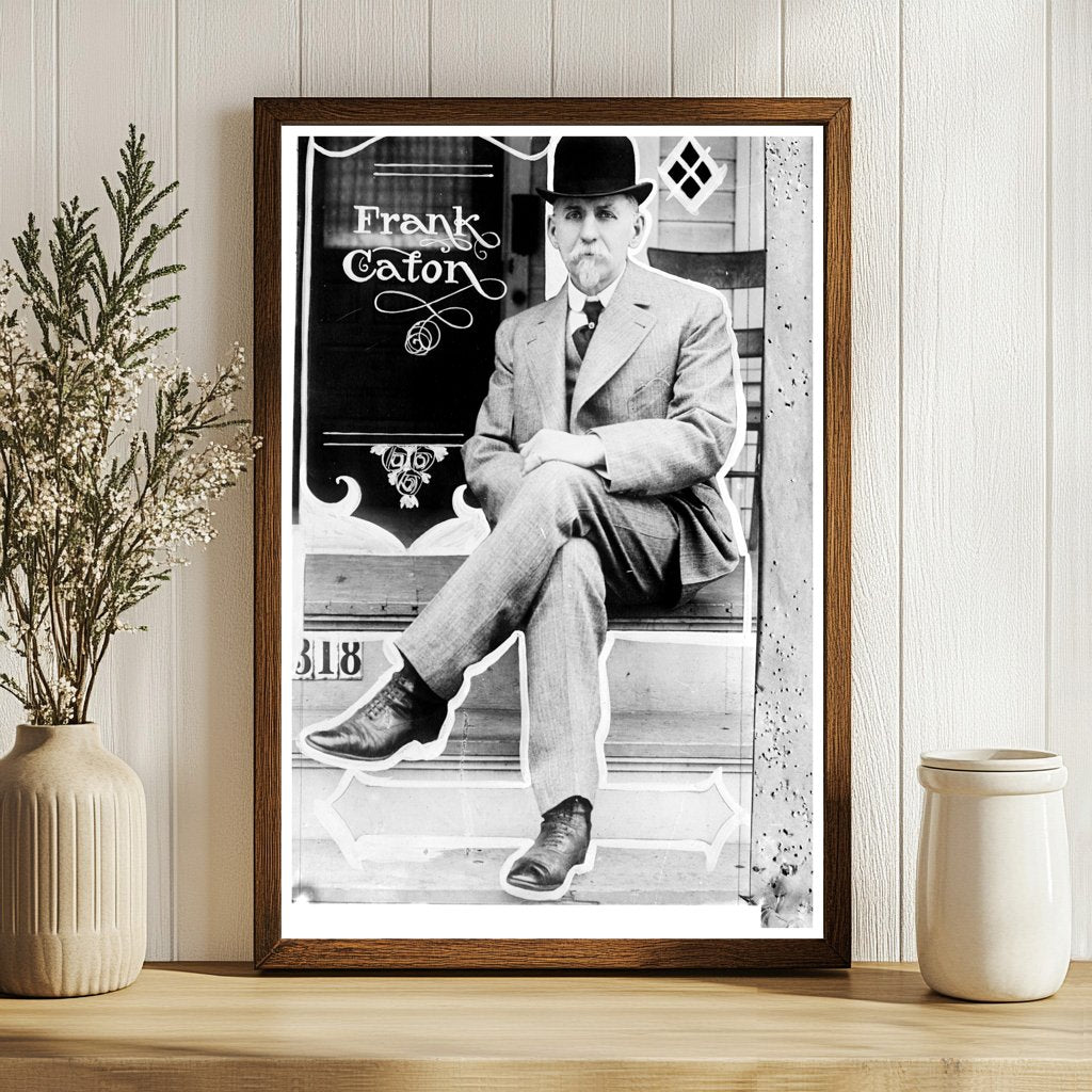 Early 20th Century American Journalist Frank Caton