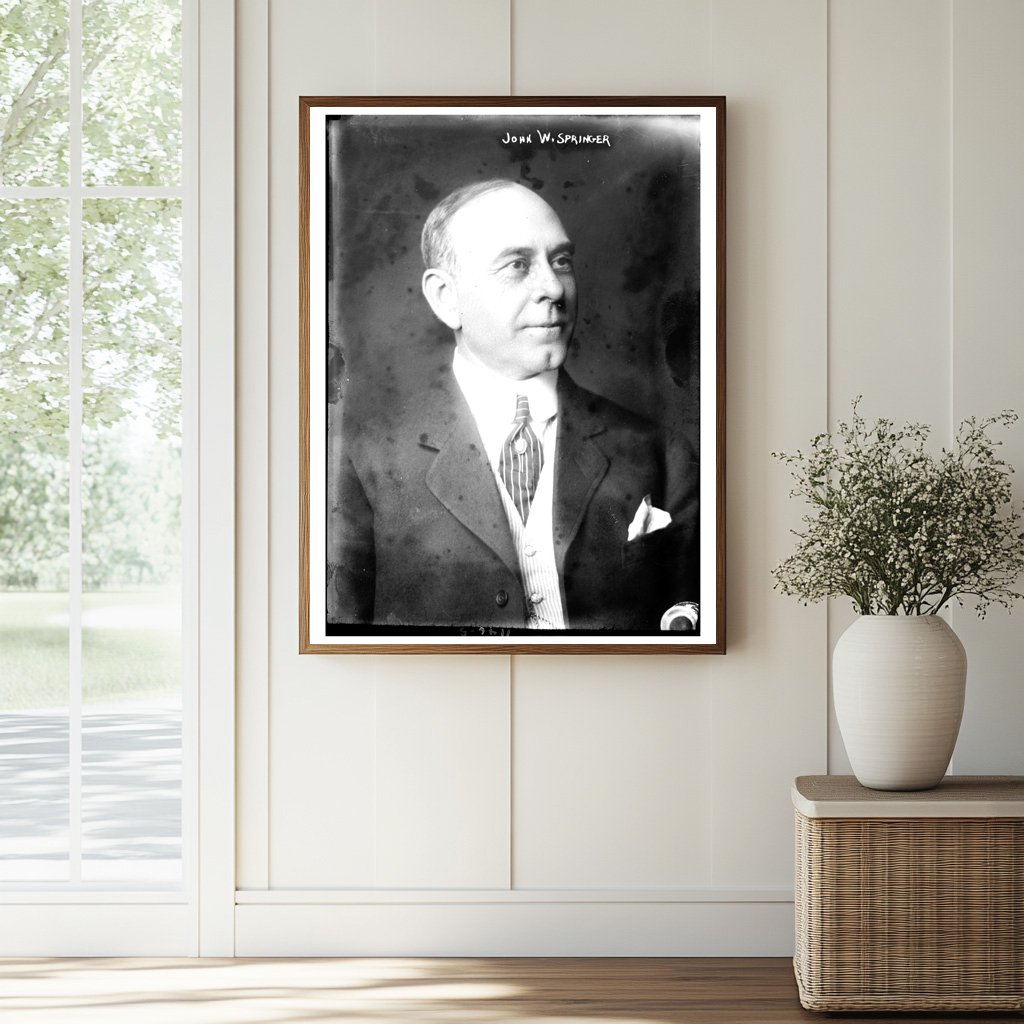 Vintage Portrait of a Notable American Politician