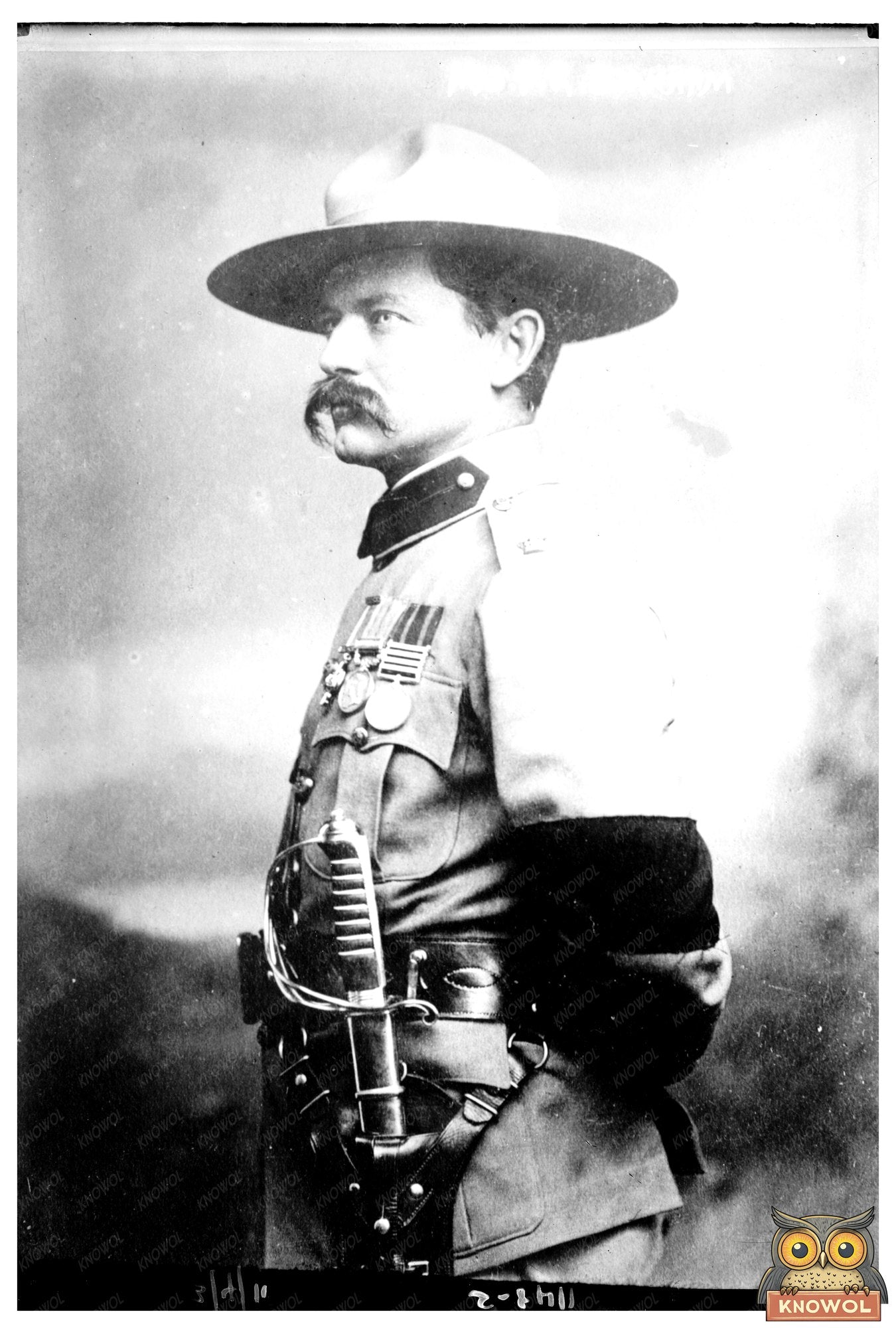 Courageous Scout Major F.R. Burnham in Boer War Era