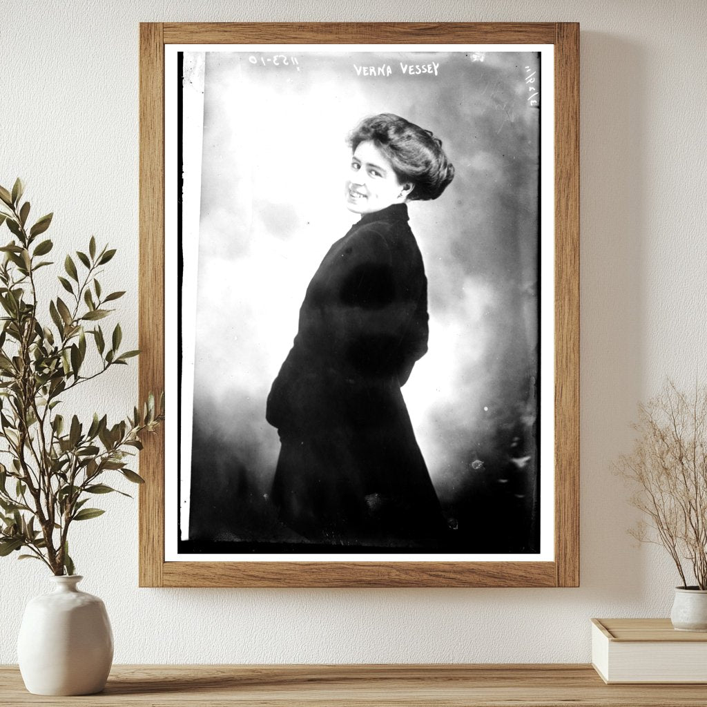 Early 20th Century Portrait of Verna Vessey