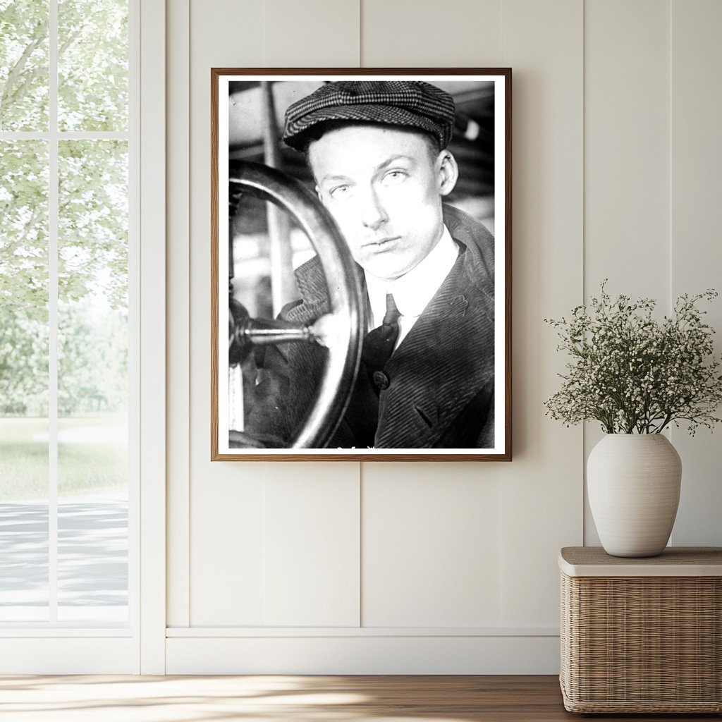 Vintage Portrait of Early 20th Century Icon