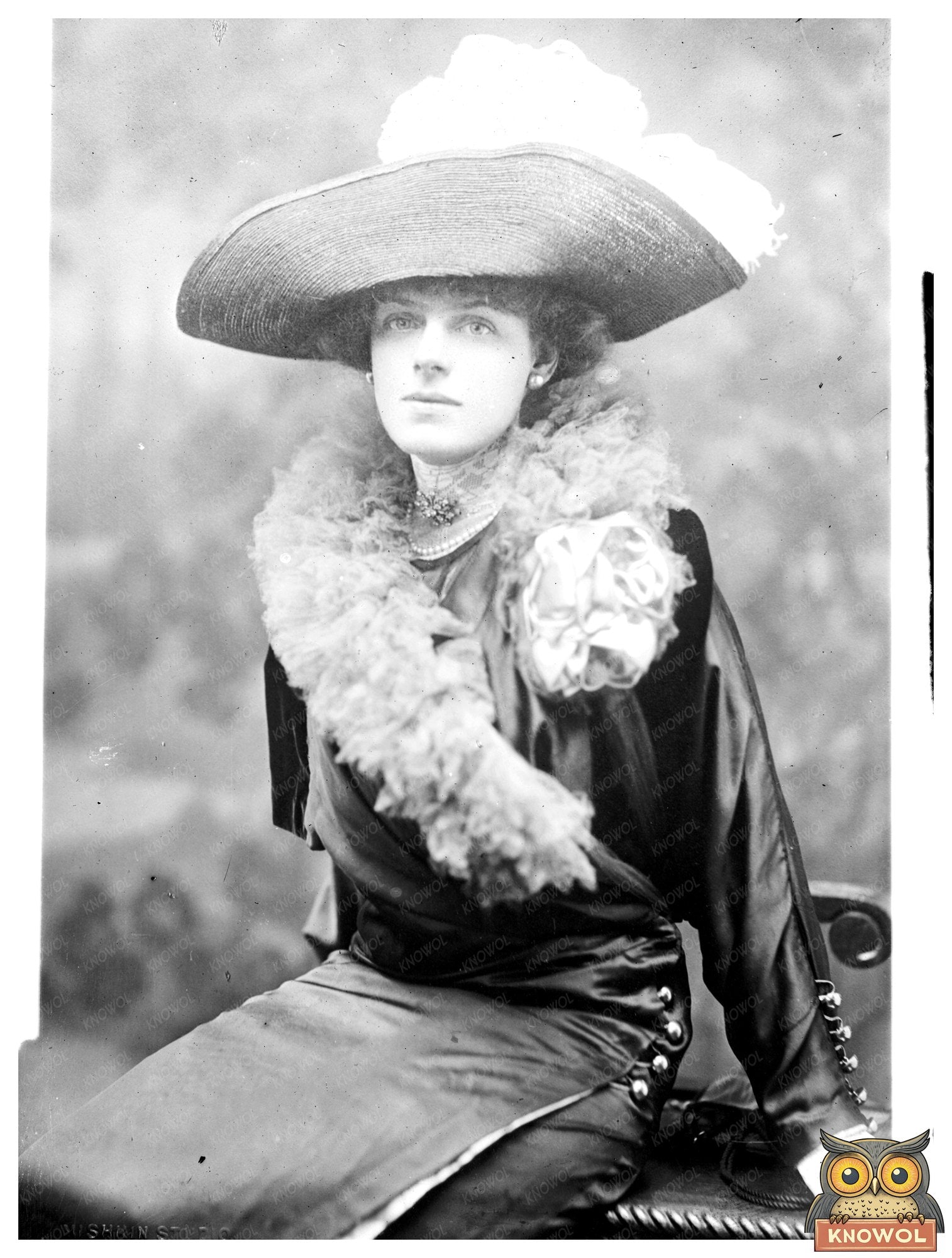 Vintage Portrait of Betty Faulkner Chapman, 1920s Style