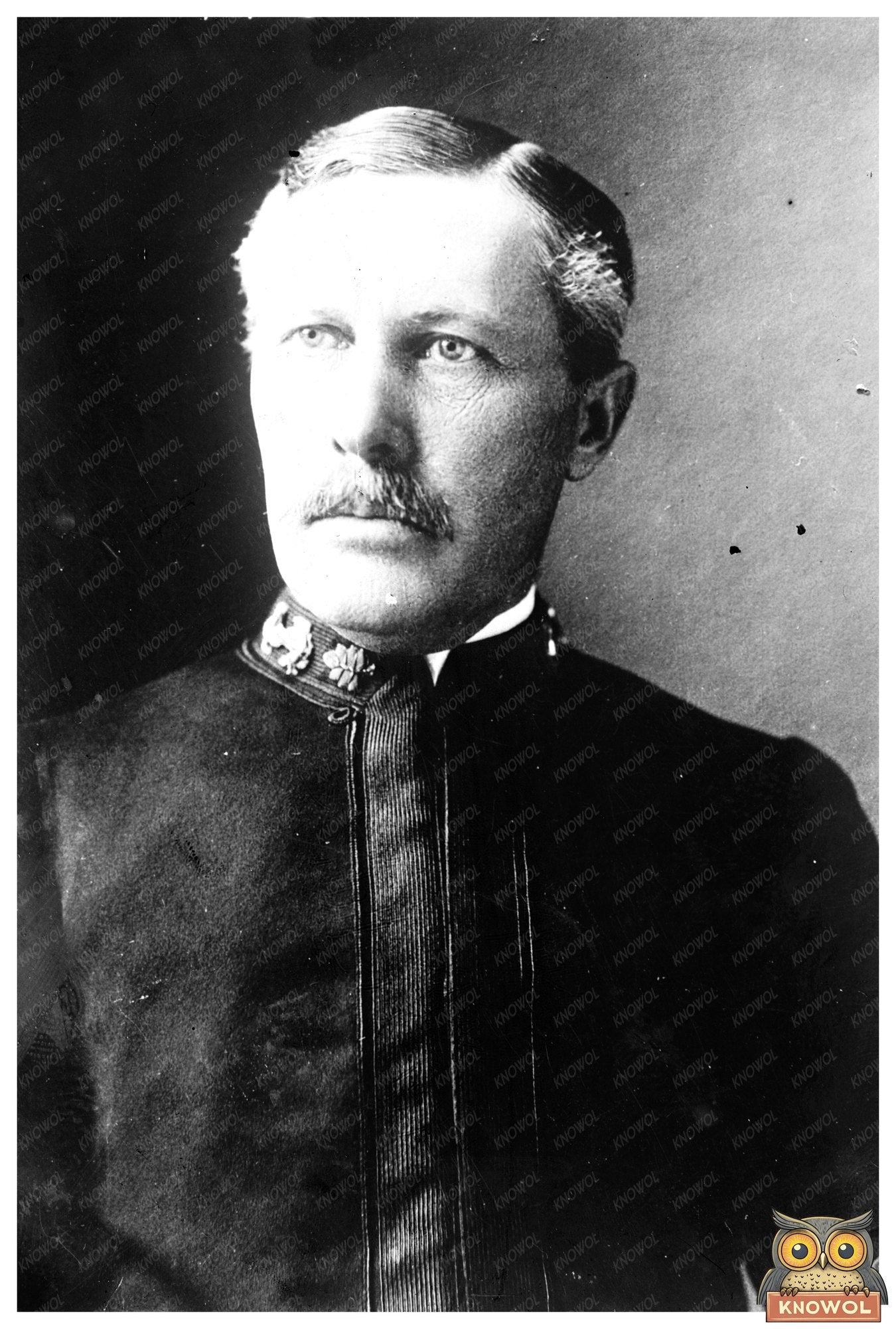 Influential U.S. Navy Admiral in Historic Portrait