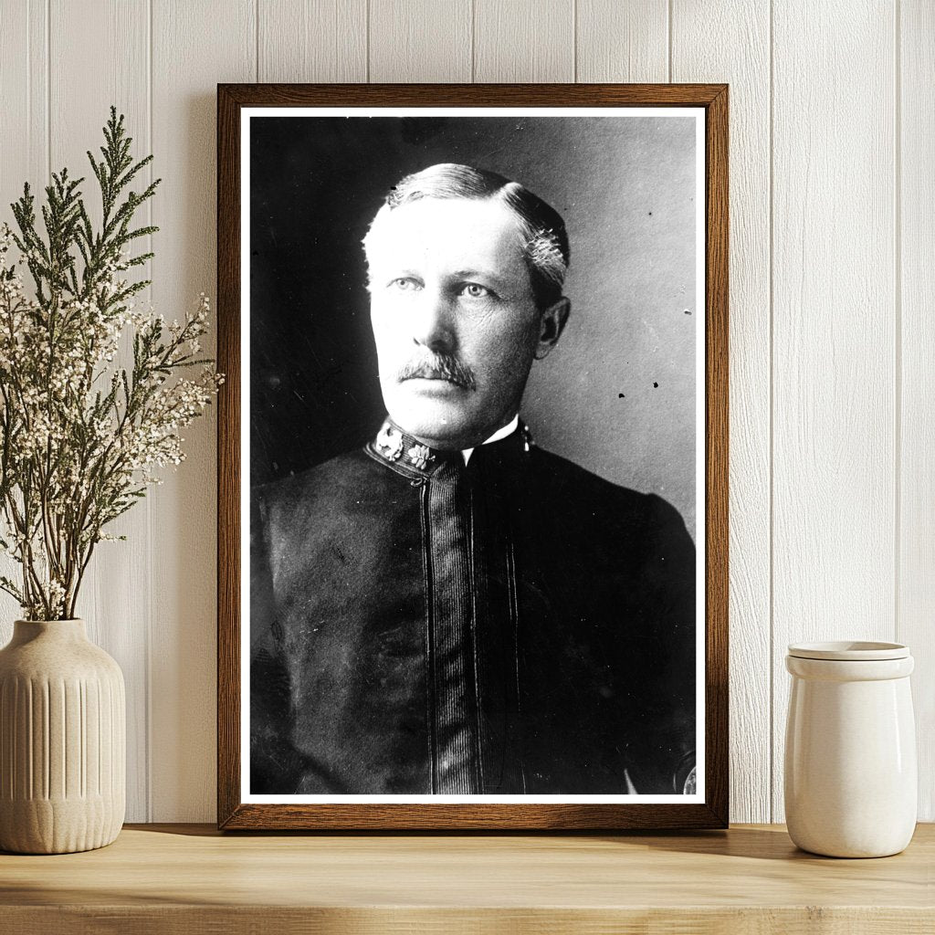 Influential U.S. Navy Admiral in Historic Portrait