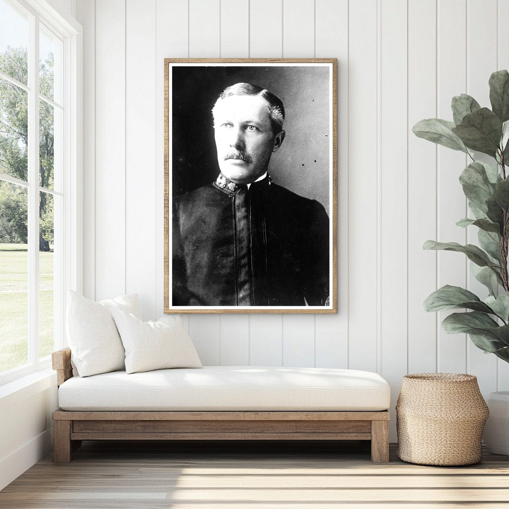 Influential U.S. Navy Admiral in Historic Portrait