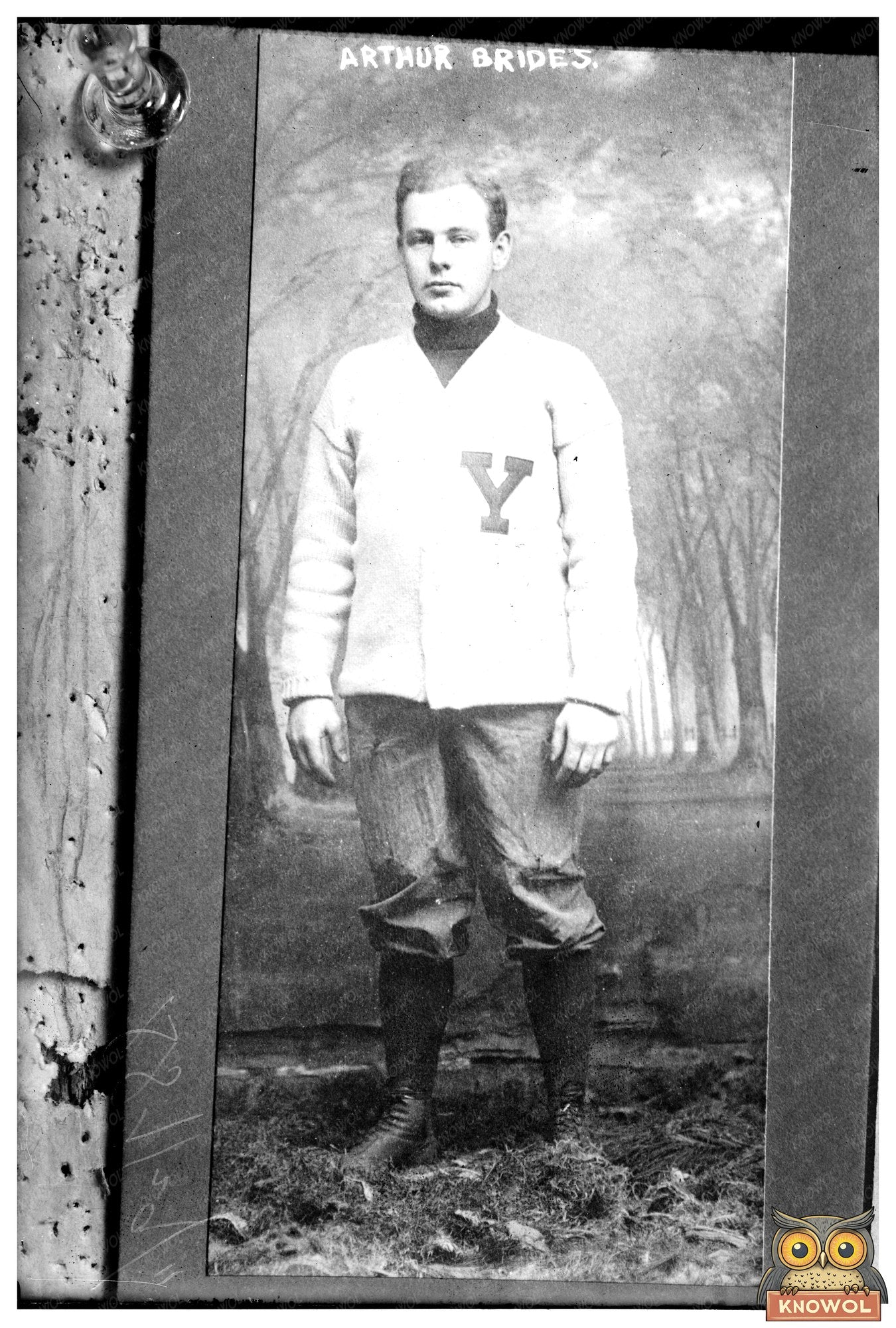 Early 20th Century Yale University Scholar Portrait