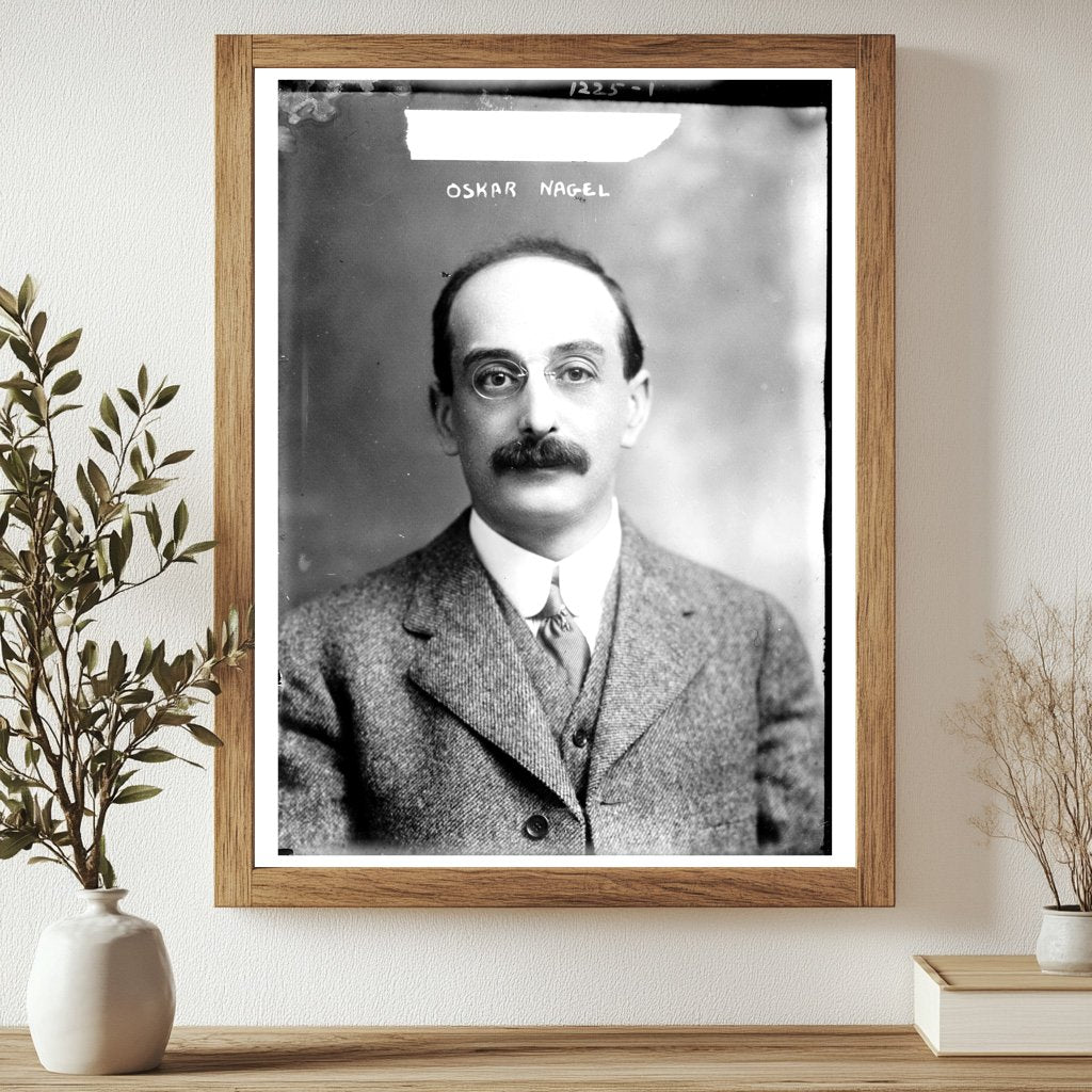 Historical Portrait of Oskar Nagel: A Hidden Legacy