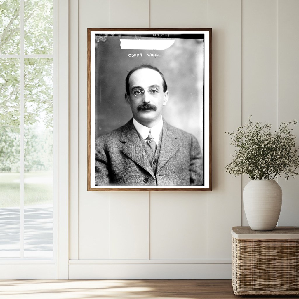 Historical Portrait of Oskar Nagel: A Hidden Legacy