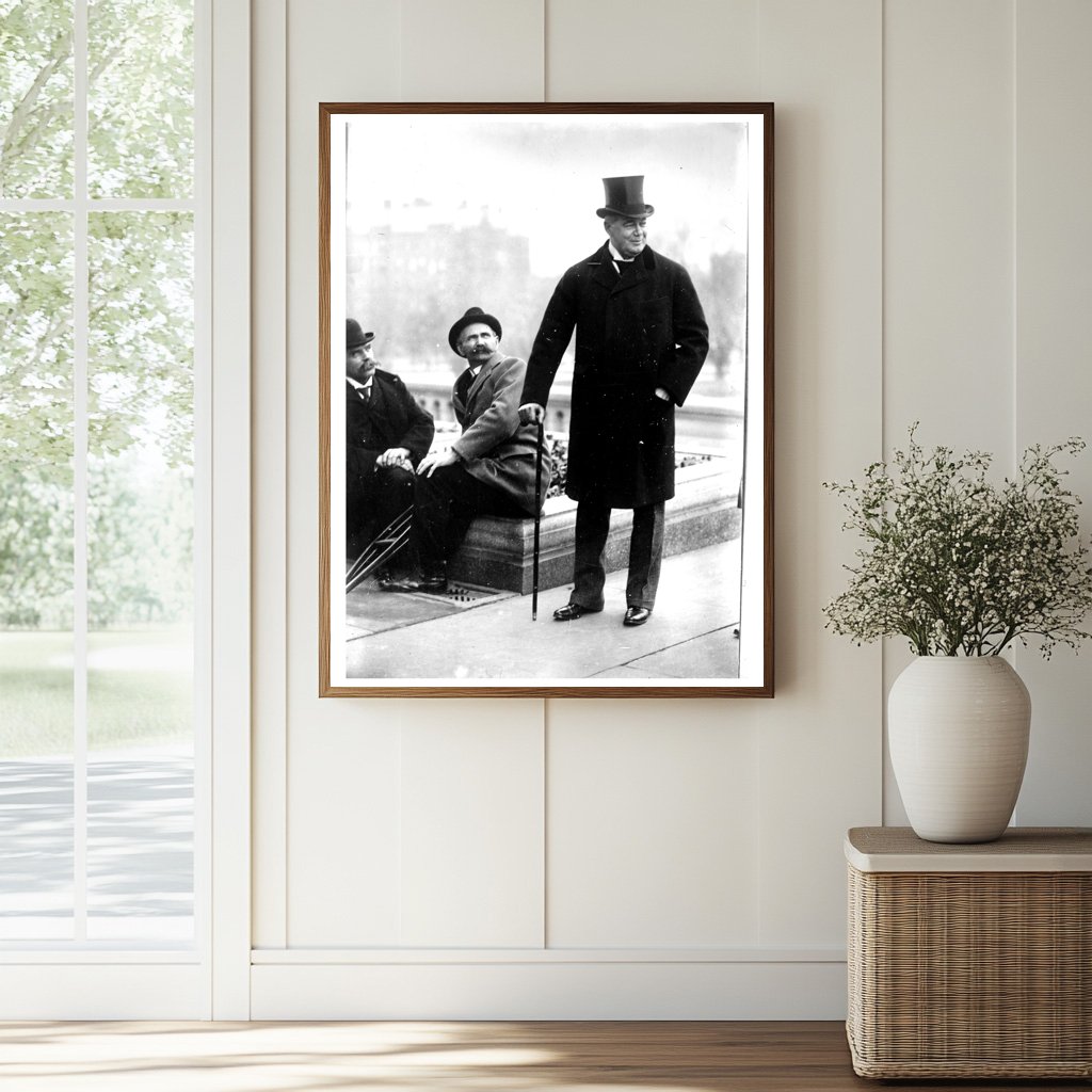 Elegant Senator in Top Hat: A Classic Moment