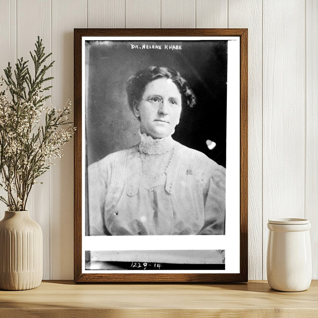 Historic Portrait of Pioneer in Medicine, Dr. Knabe