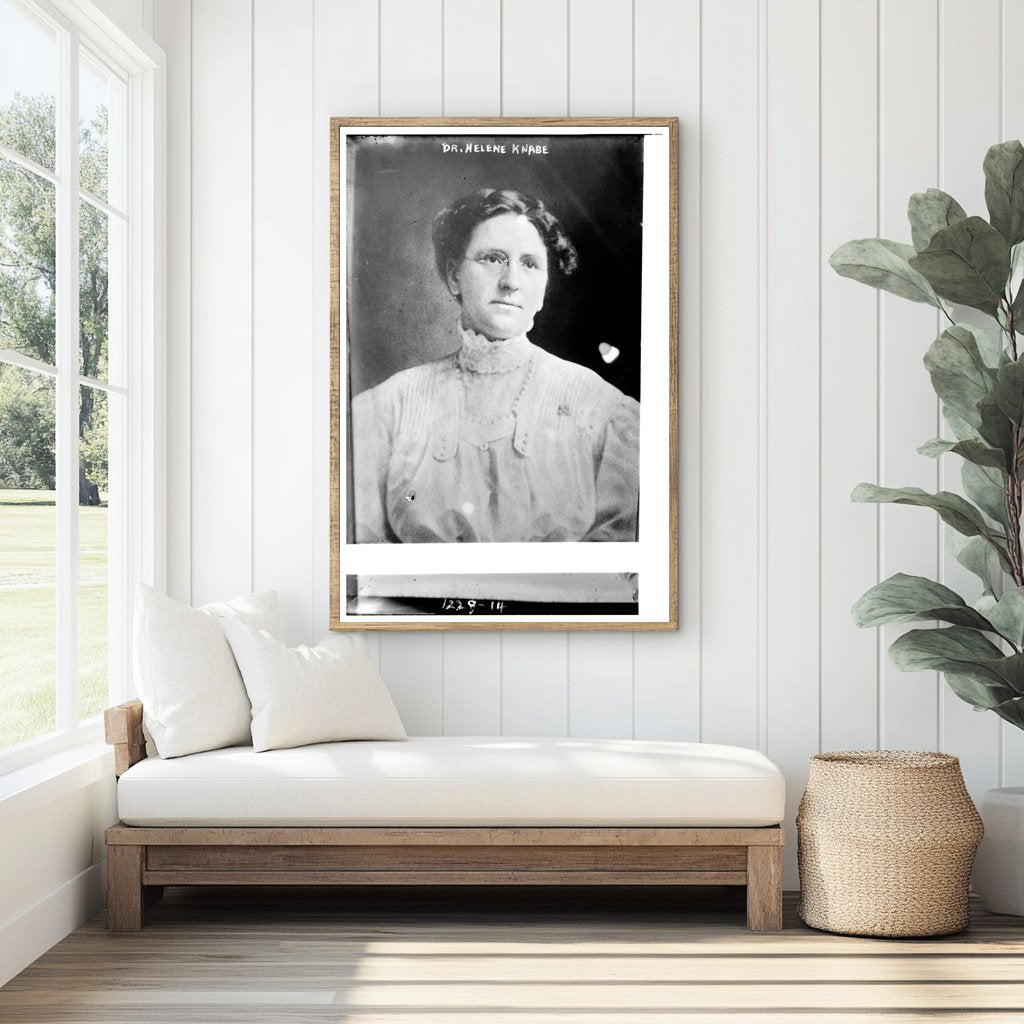 Historic Portrait of Pioneer in Medicine, Dr. Knabe
