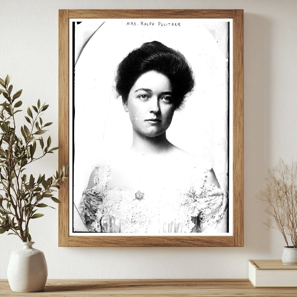 Elegant Portrait of Mrs. Pulitzer: Media Dynasty Matriarch