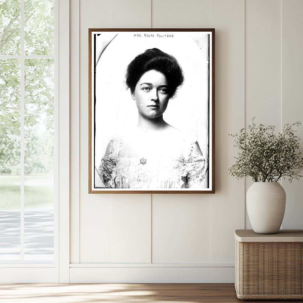 Elegant Portrait of Mrs. Pulitzer: Media Dynasty Matriarch