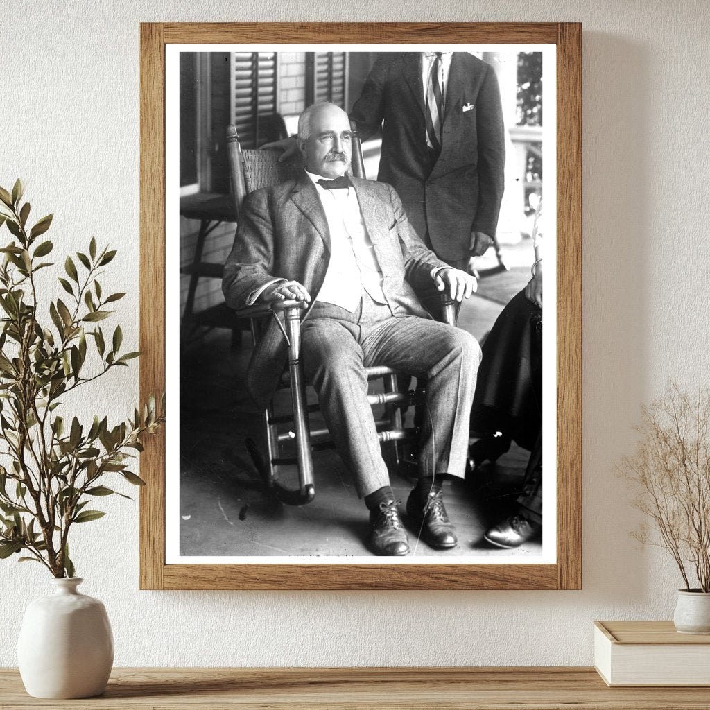 Relaxed Presidential Moment: Governor Harmon Unwinding