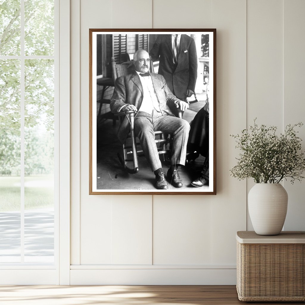 Relaxed Presidential Moment: Governor Harmon Unwinding