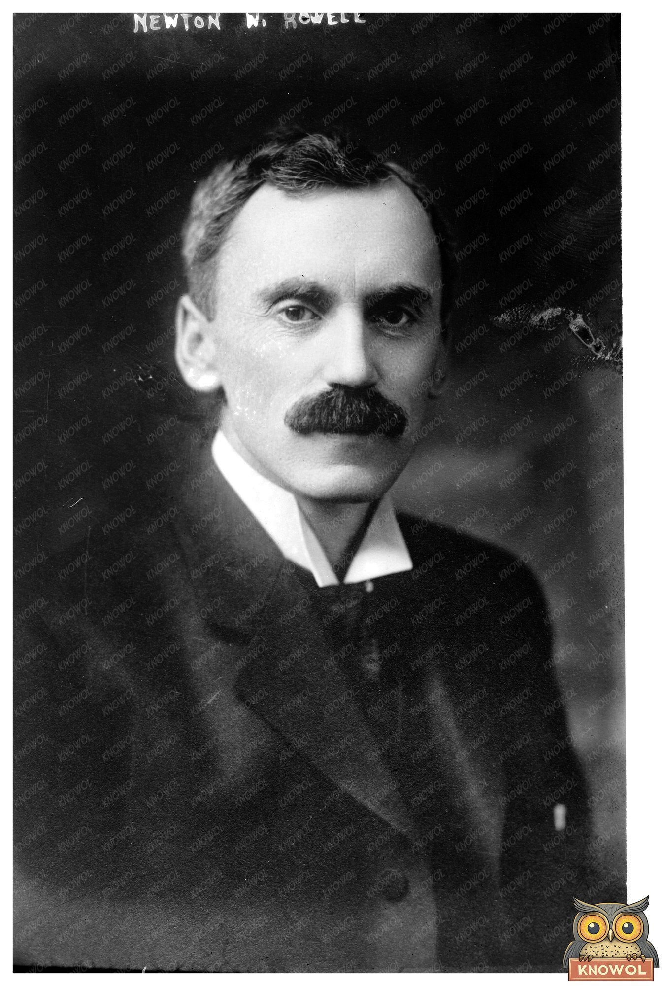 Historic Image of Early 20th Century Politician