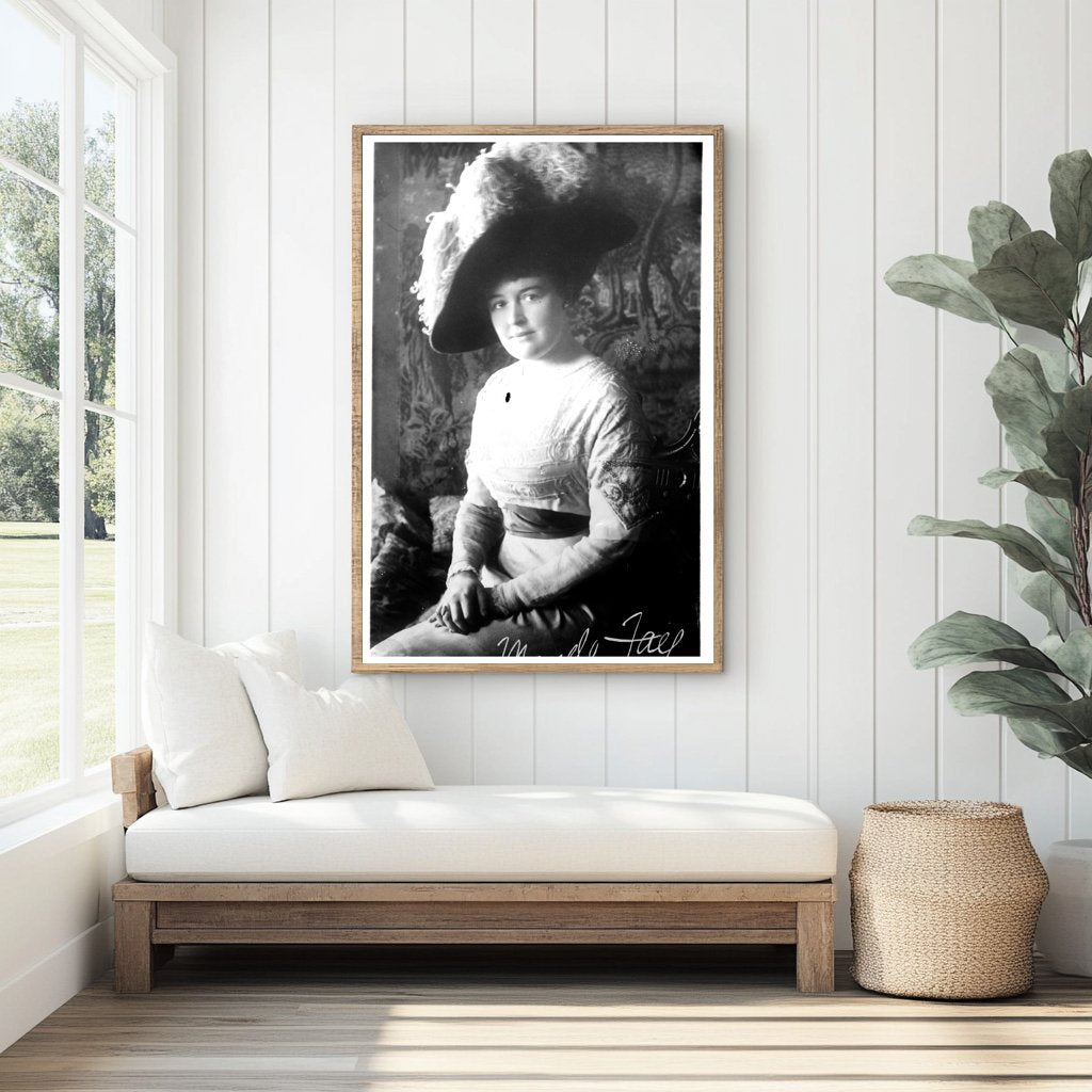 Dynamic Vaudeville Star Maude Fay in Performance