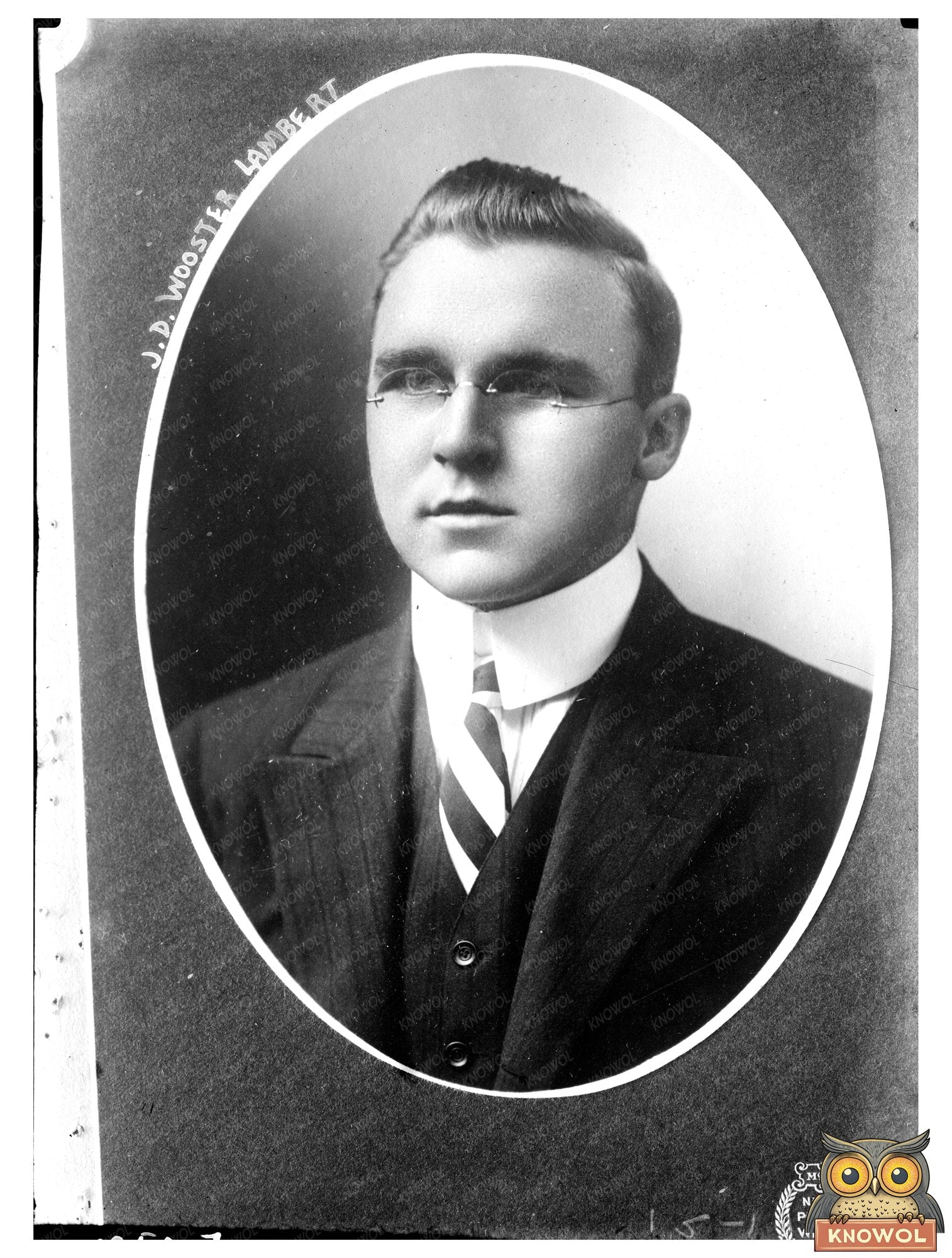 Early 20th Century American Political Leader Portrait