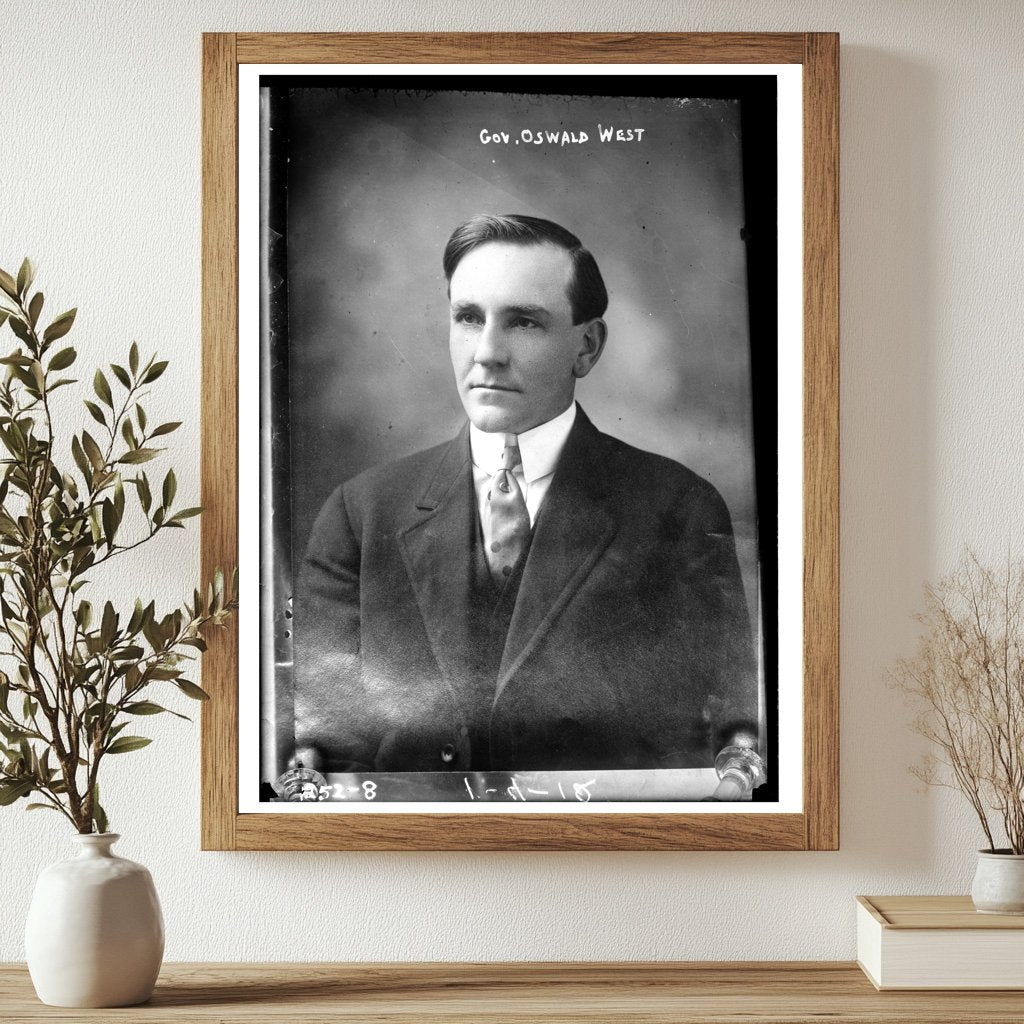Progressive Oregon Governor Oswald West Portrait