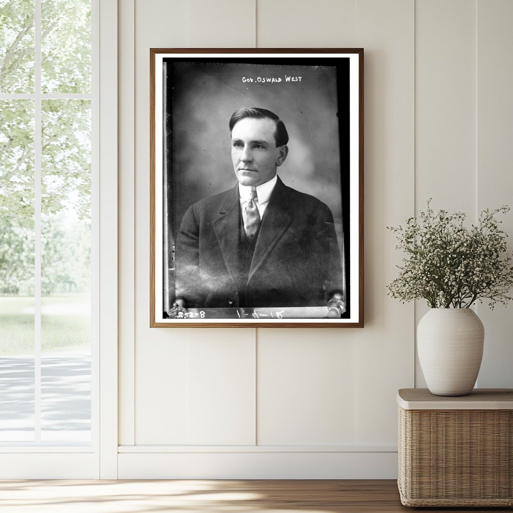 Progressive Oregon Governor Oswald West Portrait