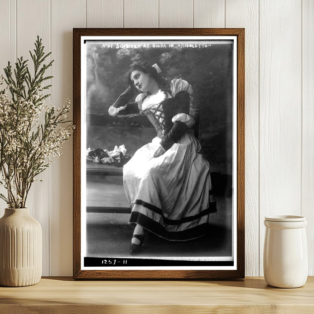 Enchanting Gilda from Verdis Rigoletto Opera