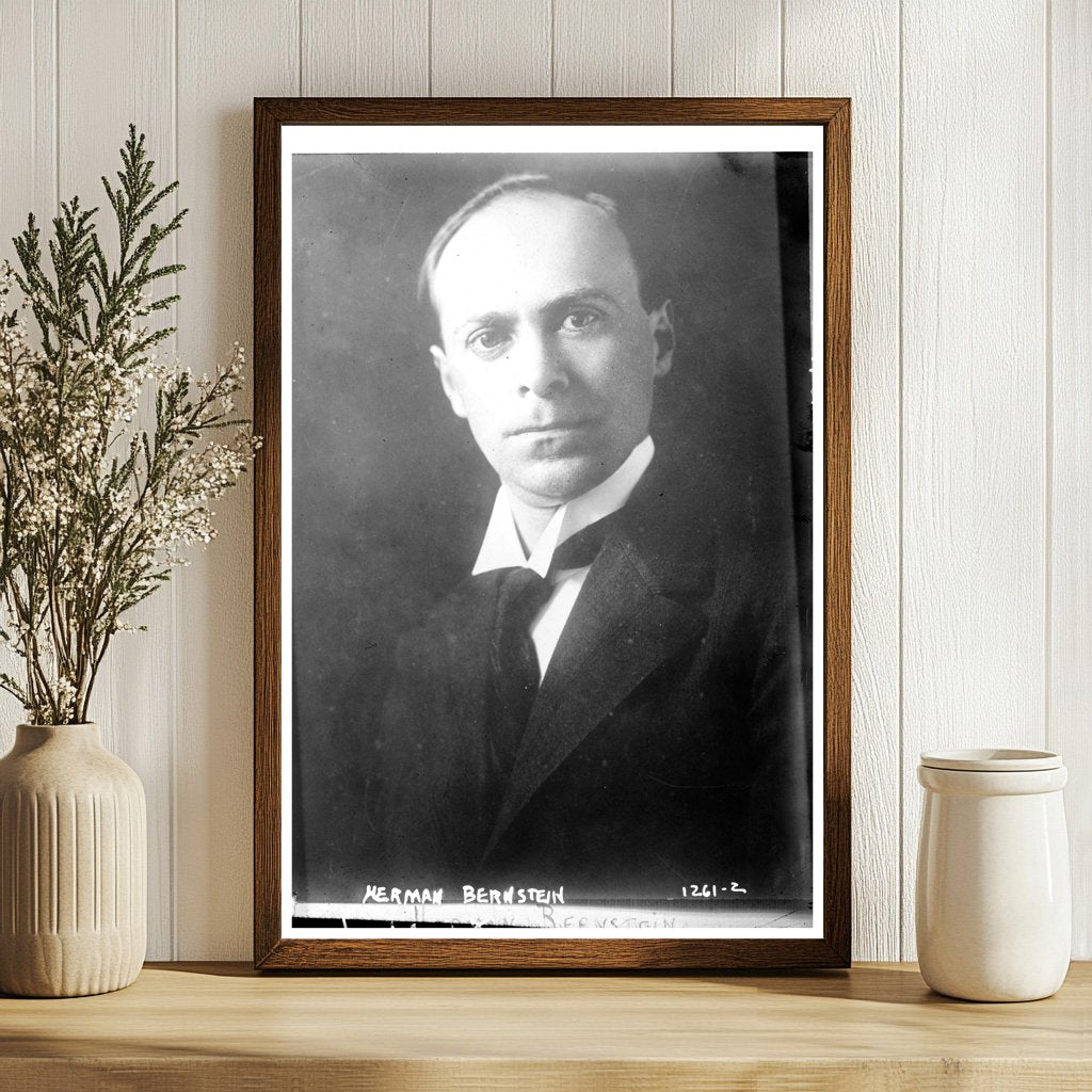 Notable Early 20th Century Journalist Portrait