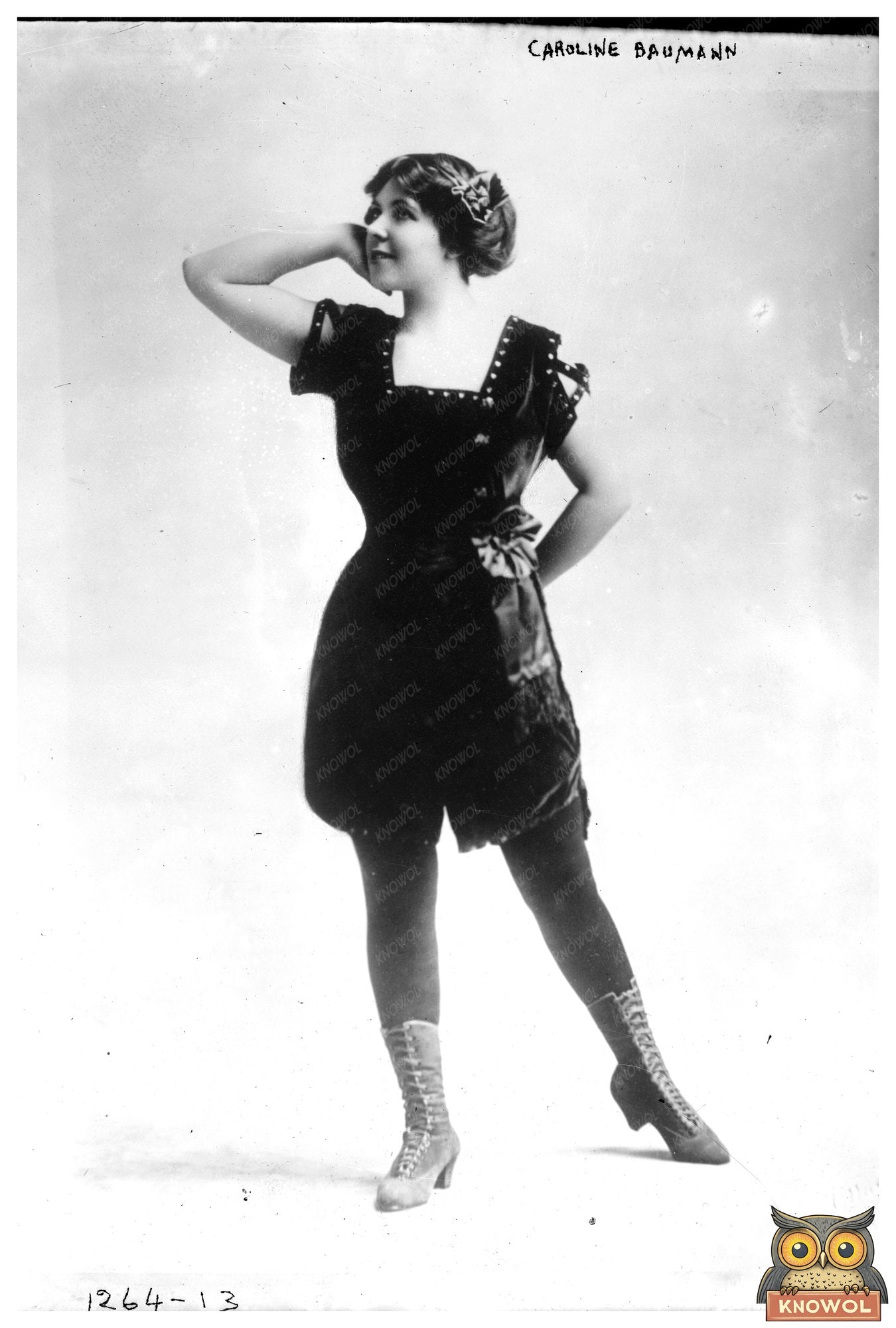 Vintage Portrait of a Trailblazing Historical Figure