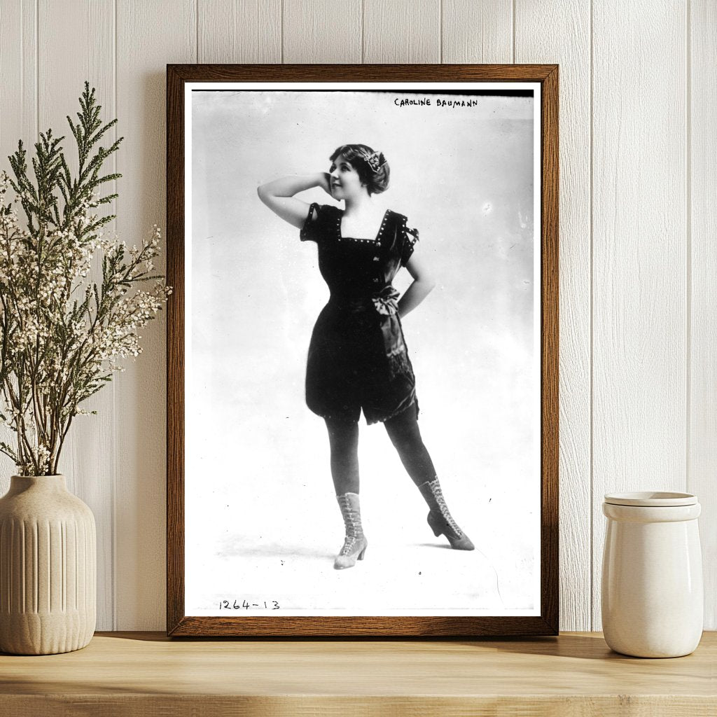 Vintage Portrait of a Trailblazing Historical Figure