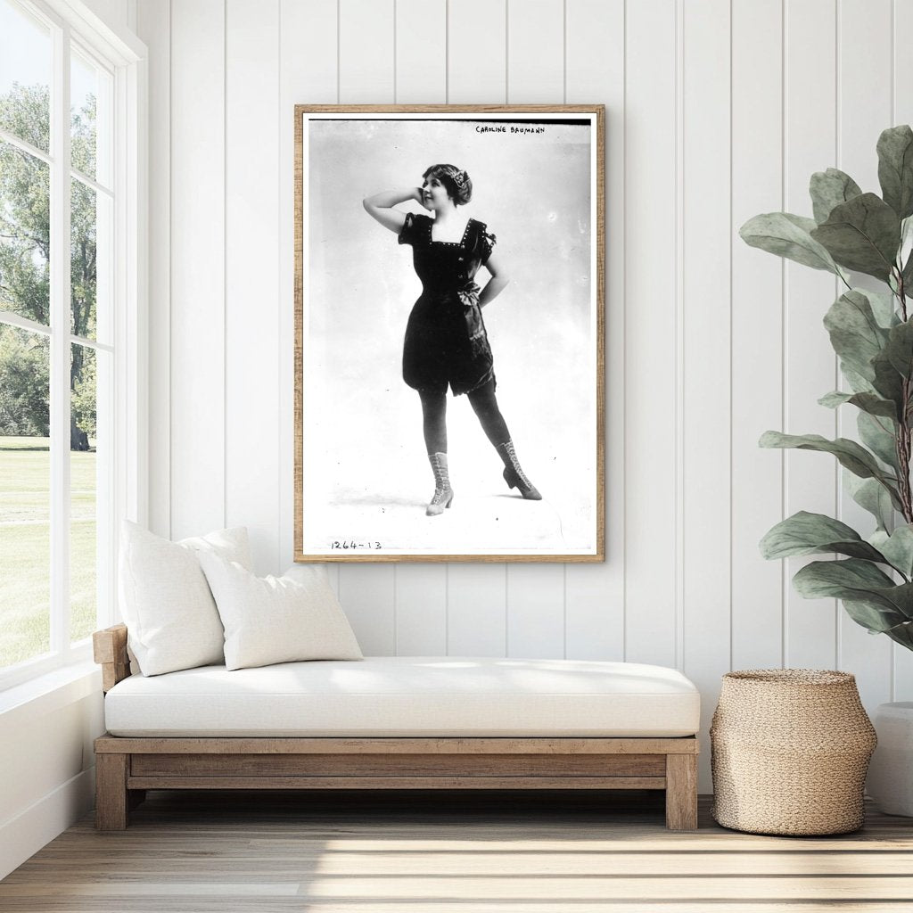 Vintage Portrait of a Trailblazing Historical Figure