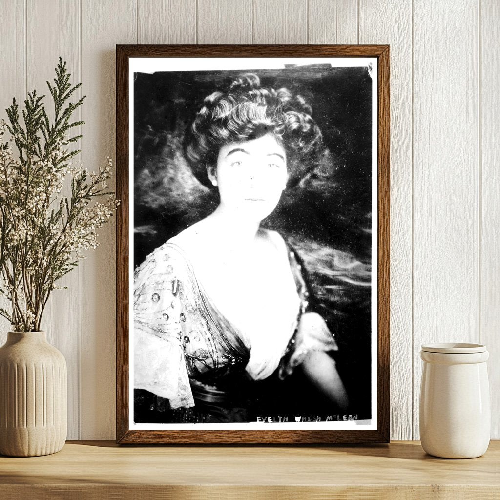 Elegant Heiress Evelyn Walsh McLean in Glamorous Attire