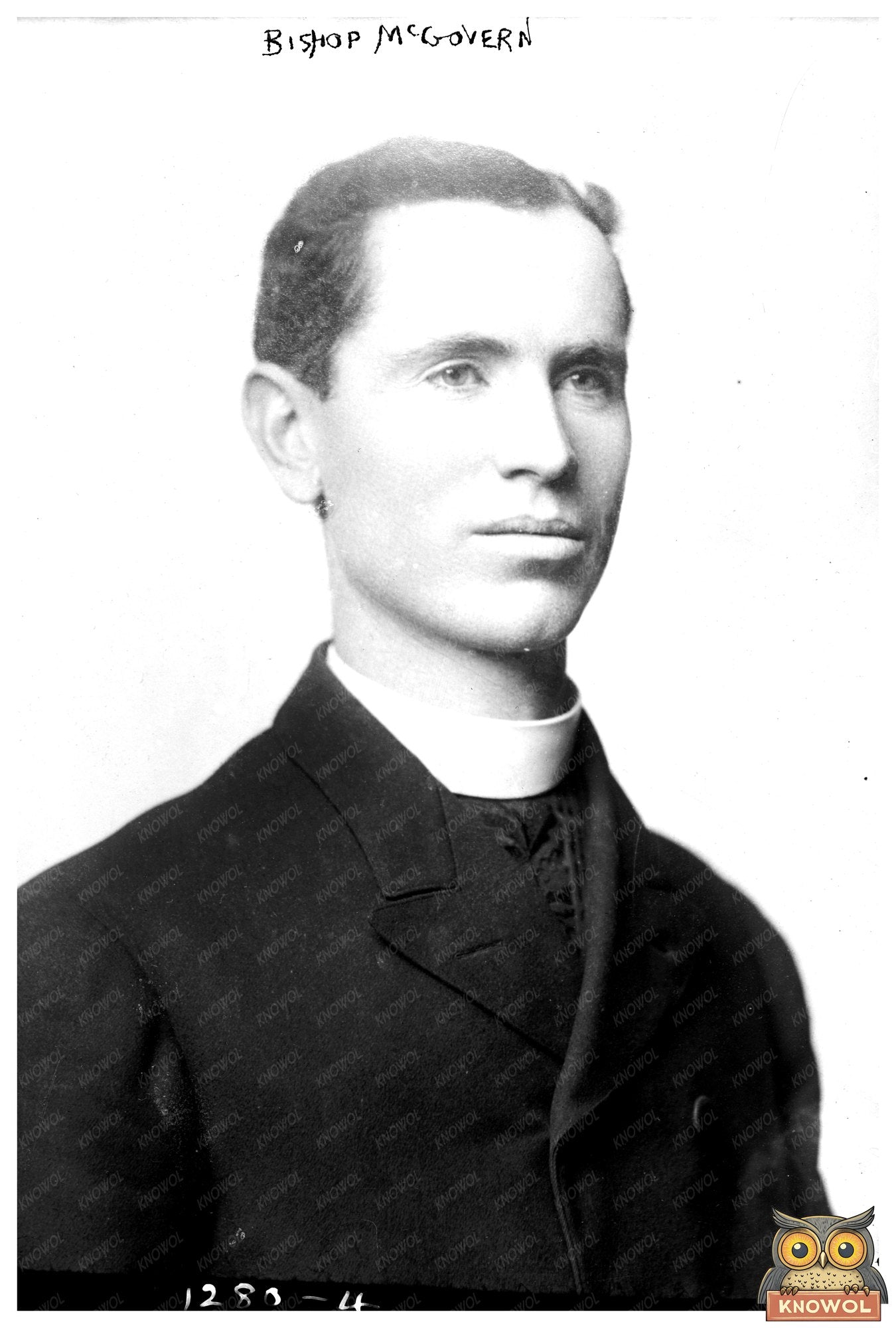 Vintage Portrait of a Revered Early 20th Century Bishop