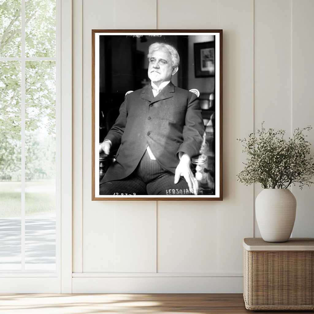 Historic Portrait of Early 20th Century Statesman