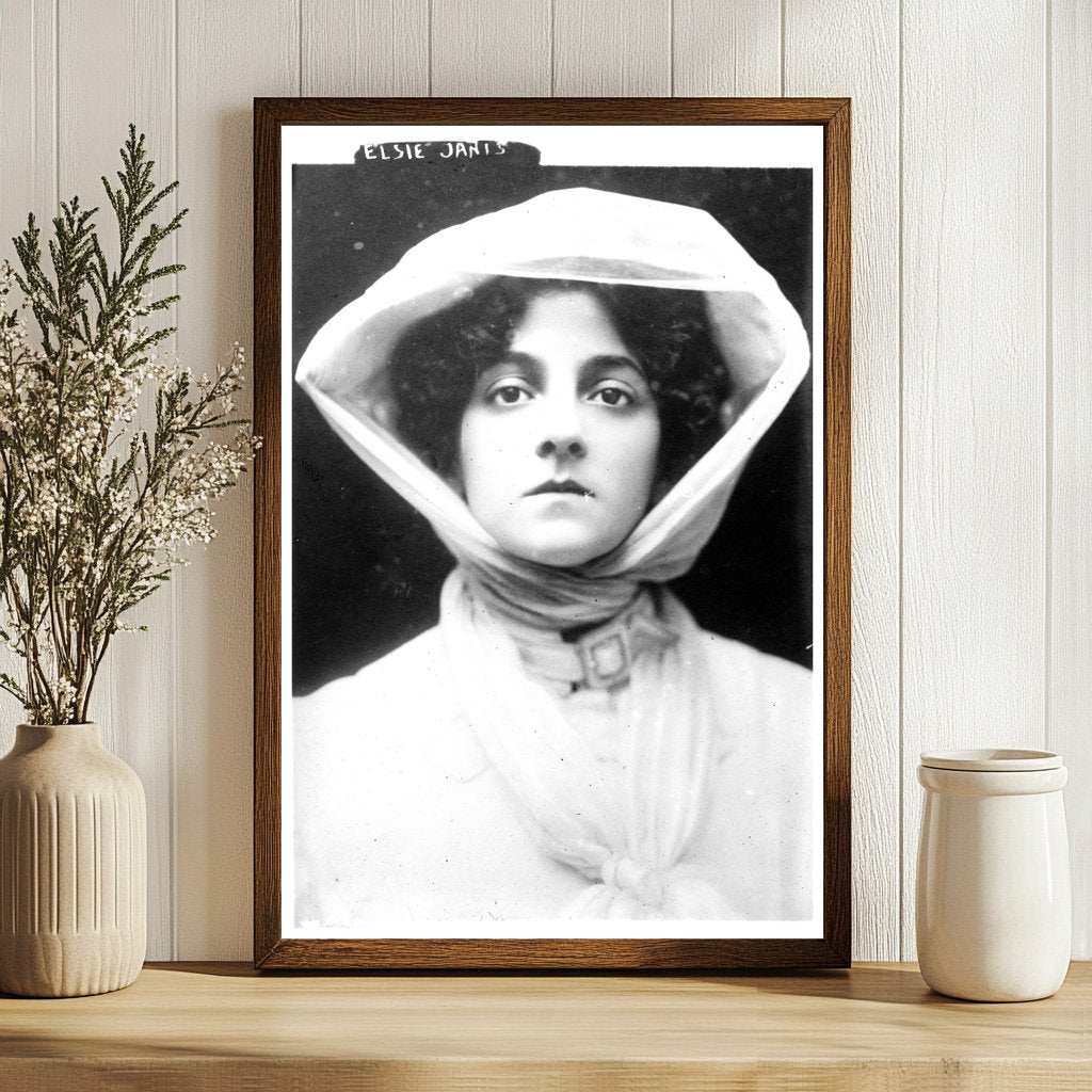 Charming Stage Star: Vintage Portrait of Elsie Janis