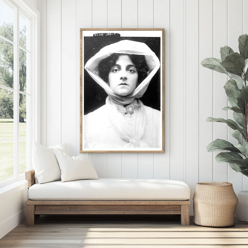 Charming Stage Star: Vintage Portrait of Elsie Janis