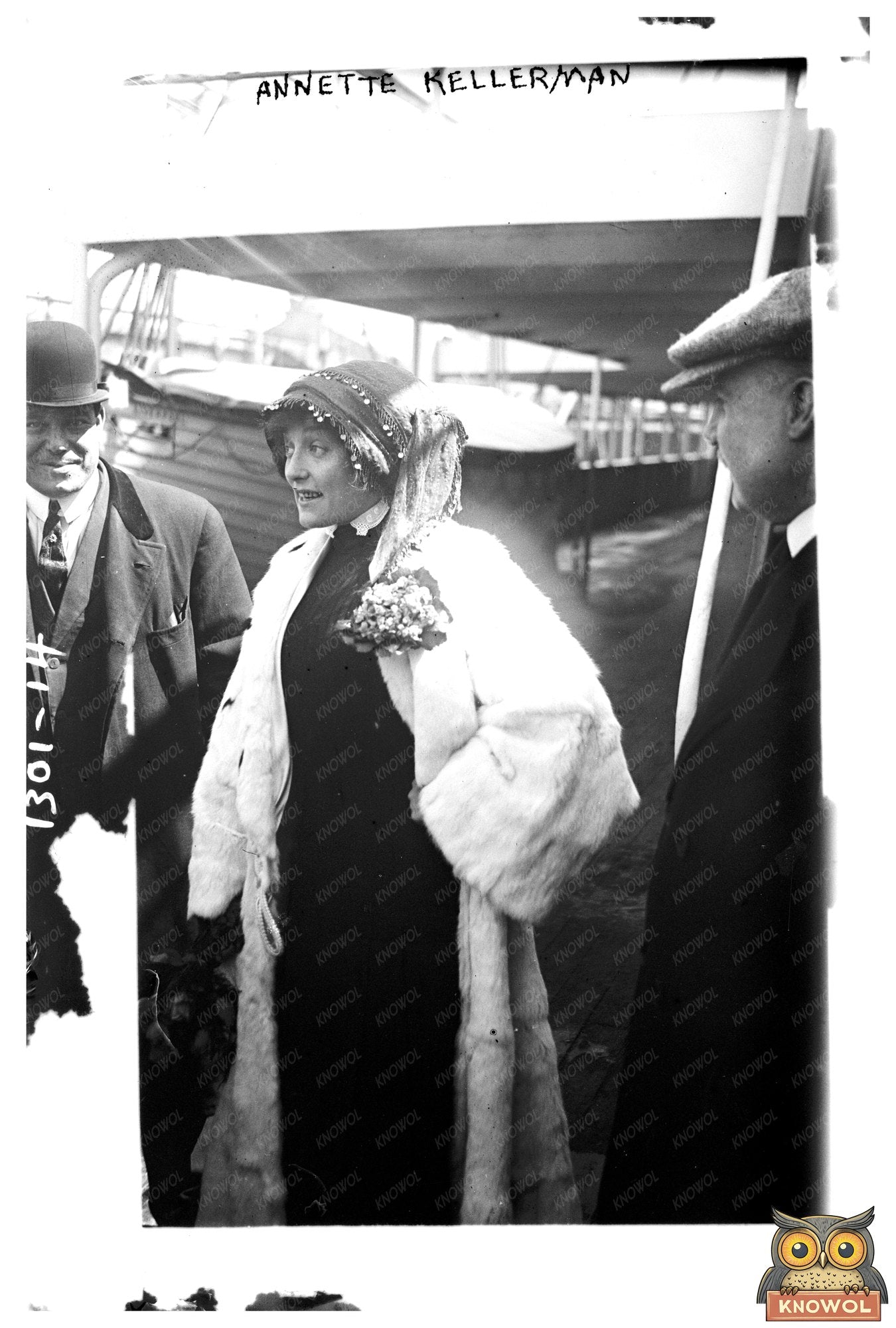 Pioneering Swimmer Annette Kellerman in Action