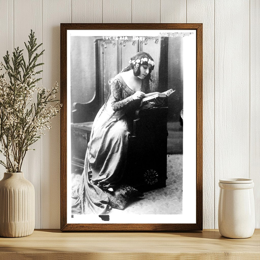 Classic Portrait of Celebrated Opera Singer Bori