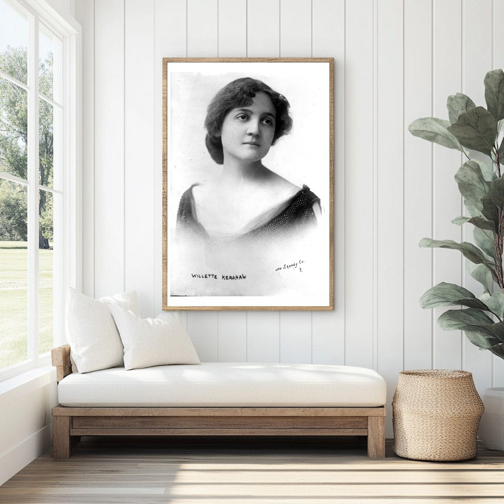 Vintage Portrait of Notable Early 20th Century Woman