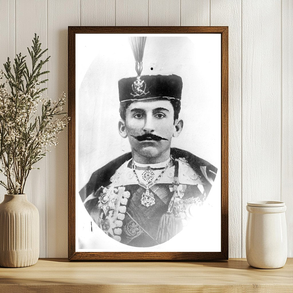 Regal Portrait of Peter I, Montenegrin Monarch